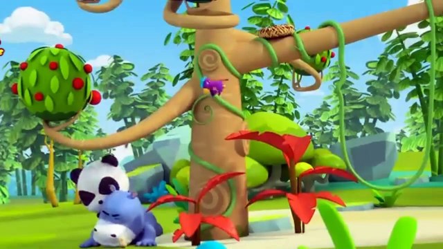 Baby panda saves baby egg kids cartoon funny cartoon for kids panda cartoon for bus