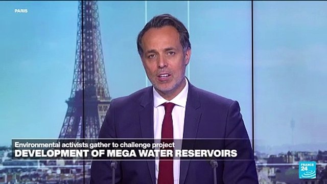 In France, police removed environmental activists gathered to challenge project of mega water reservoirs