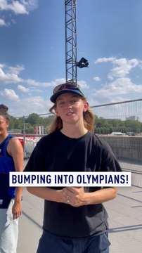 Bumping into Olympians