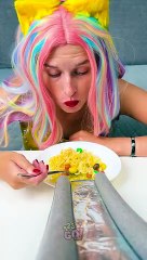 Colorful Candy Slide    #123go #food #funny