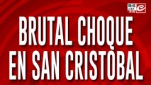 Impresionante accidente en San Cristóbal: habla el conductor del auto