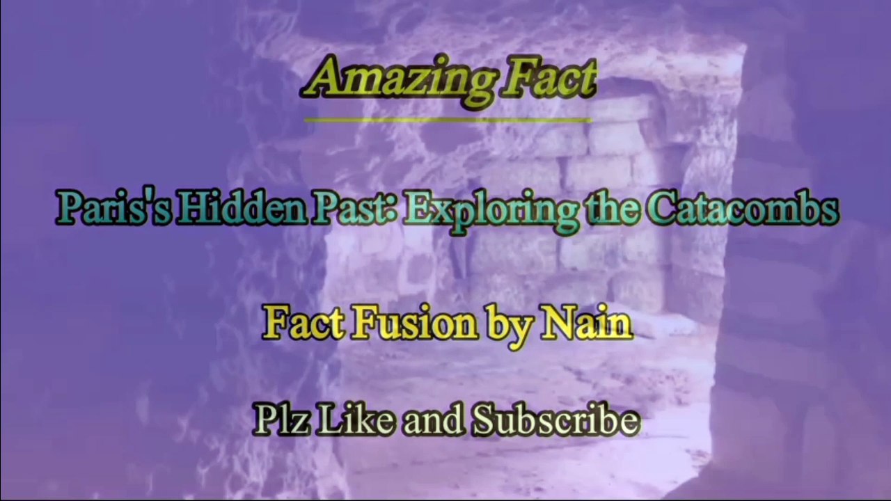 The Catacombs of Paris: A Haunting Underground Ossuary