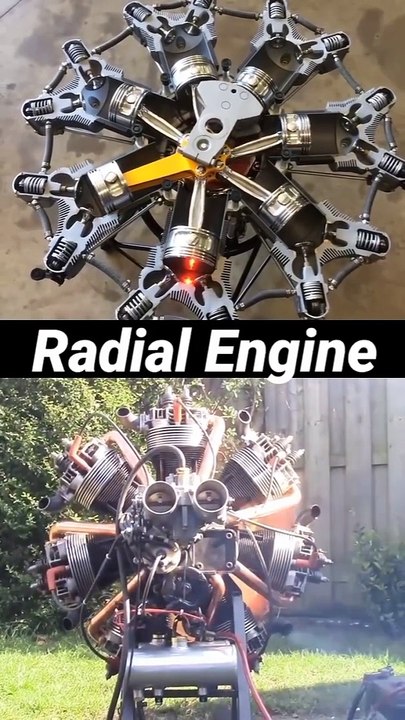 How a Radial Engine work? #dailymotion #shorts