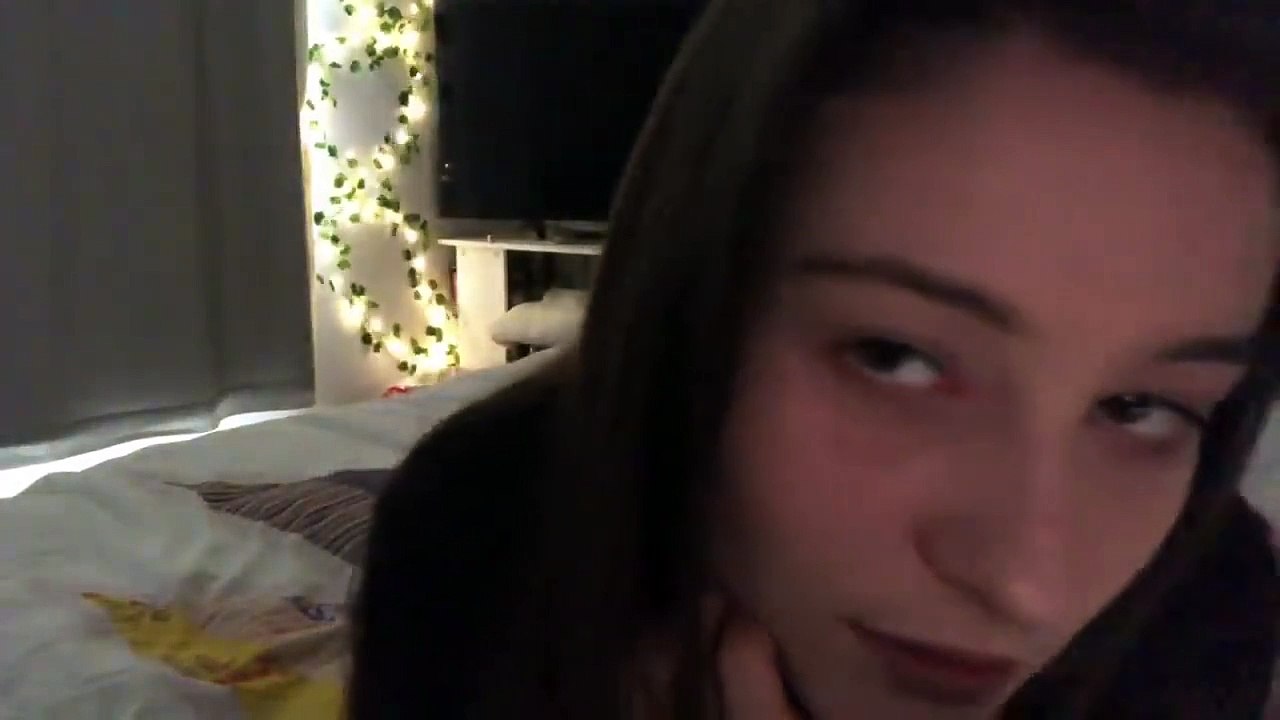 ASMR Sensual Girlfriend helps you fall to sleep and gives you Kisses and love!