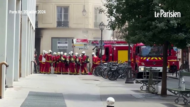 Paris : un incendie en cours dans le IIe arrondissement, les pompiers sur place