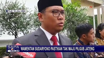 Wamentan Sudaryono Pastikan Dirinya Tidak Maju di Pilgub Jateng