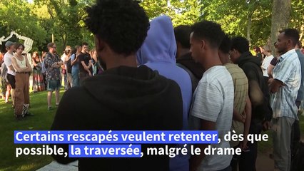 "Je n'ai pas d'autre choix": malgré un naufrage, des rescapés s'accrochent au rêve anglais