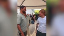 Ed Sheeran reveals Fresh Prince of Bel-Air tattoo to surprised Will Smith