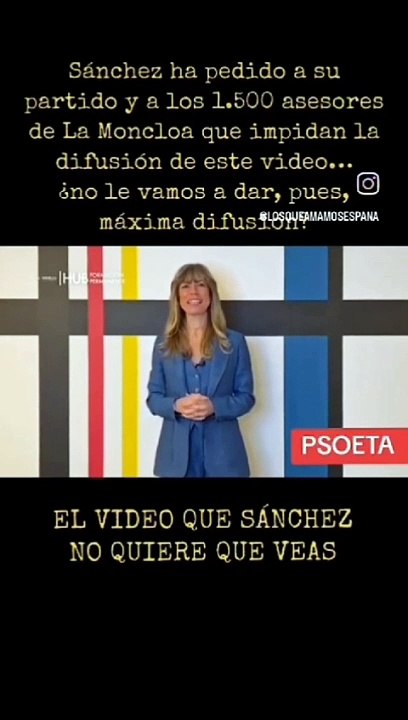 El vídeo que Sánchez no quiere que veas