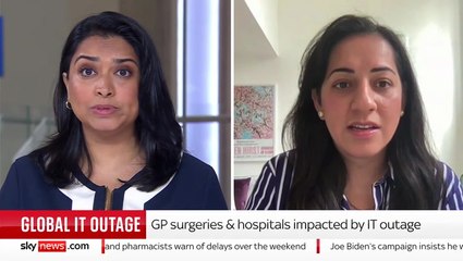 Doctor issues advice to patients waiting for prescriptions amid global IT outage