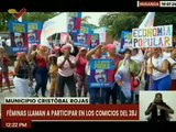 Féminas del estado Miranda se movilizaron en apoyo al candidato Nicolás Maduro