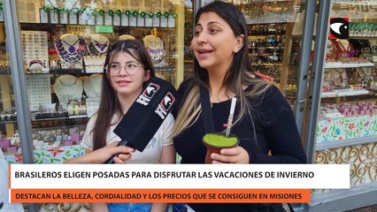 Descargar video: Brasileros eligen Posadas para disfrutar las vacaciones de invierno