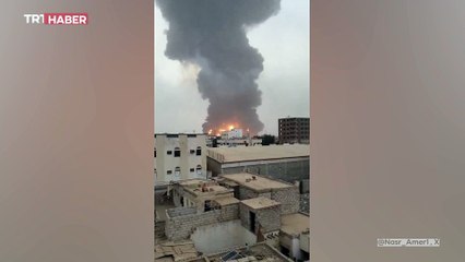 Yemen'de petrol arıtma tesisi vuruldu