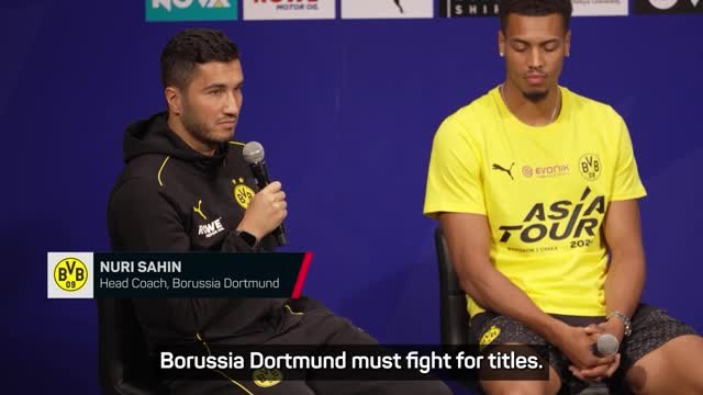 Sahin wants Dortmund to be title contenders
