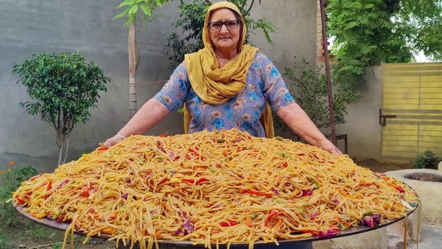 Pad Thai Noodles by granny | Grandma Cooking | Food Recipe