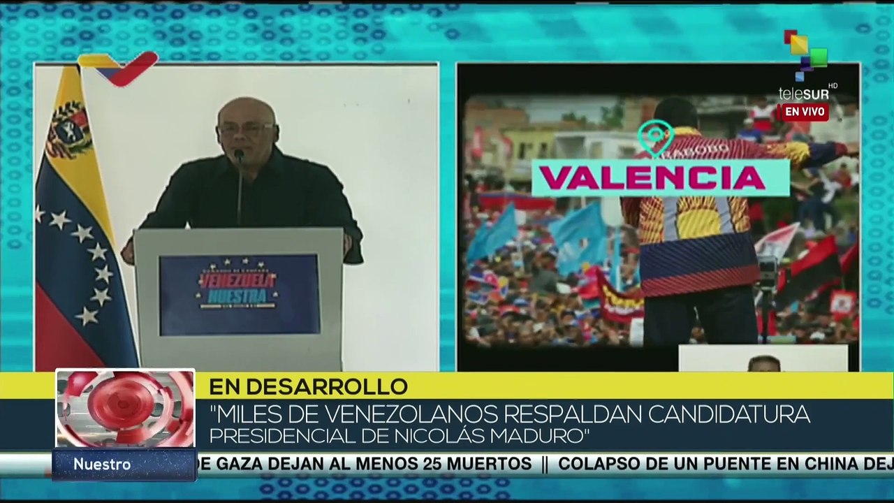 Rodríguez: Próximos días estaremos en cierre multitudinario en todo el país