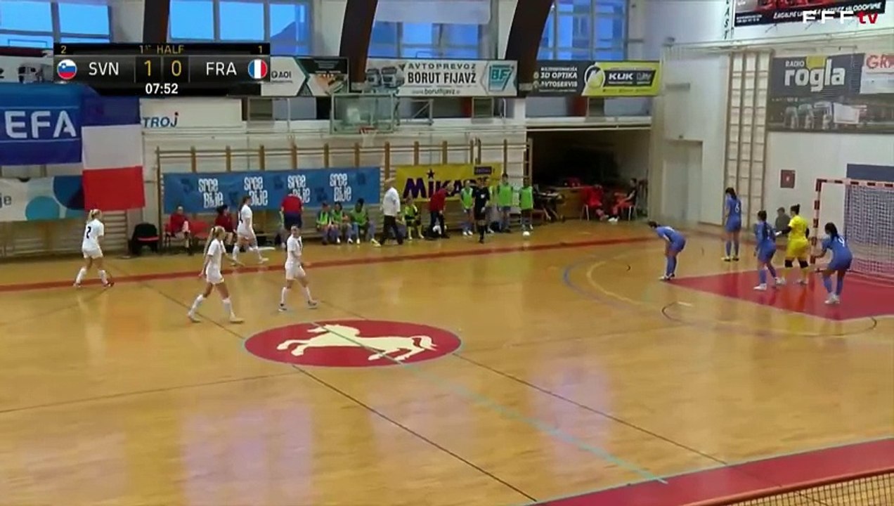 Replay Slovenie-France futsal feminin 1-3