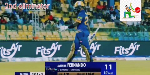 2nd eliminator match between jaffna king vs kendy falcons