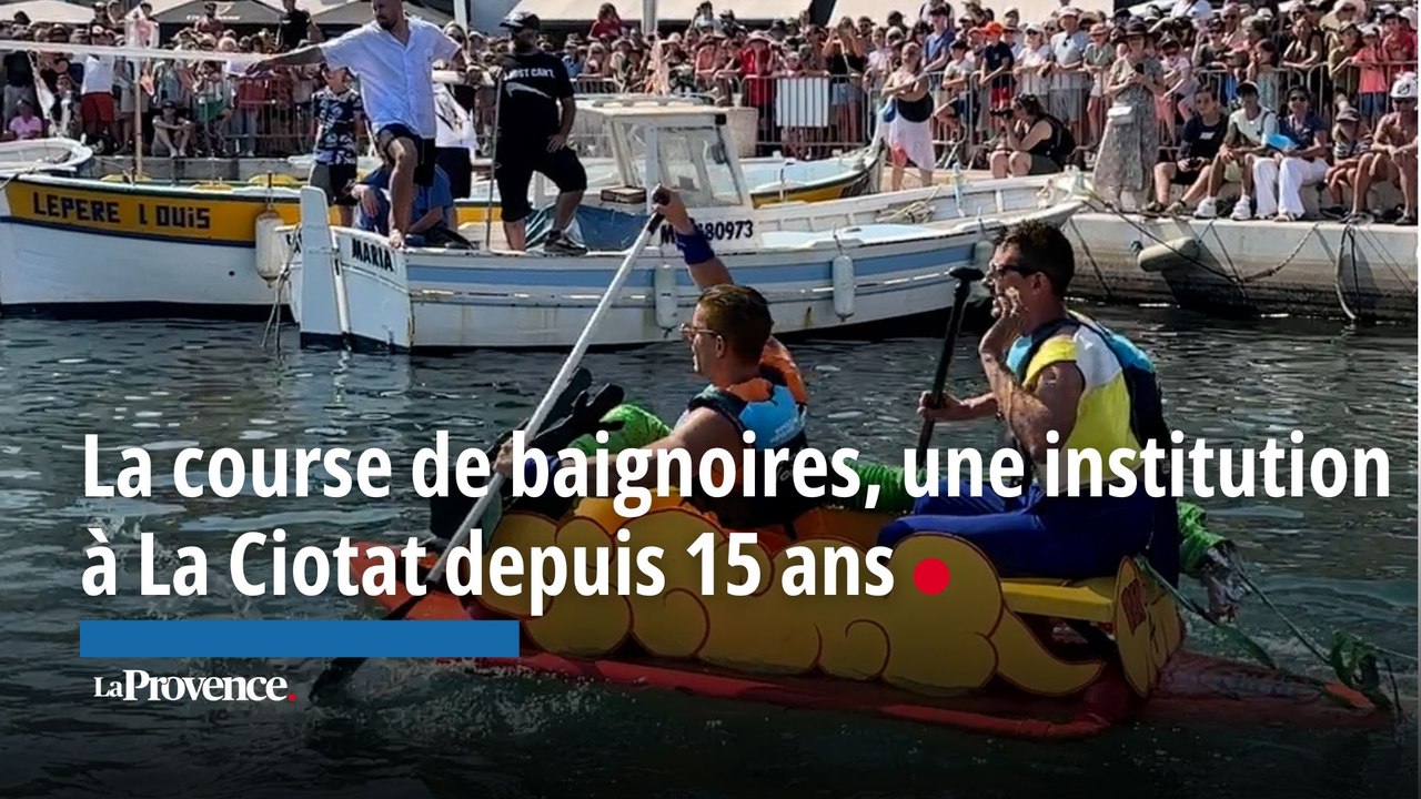 La course de baignoires, une institution à La Ciotat depuis 15 ans