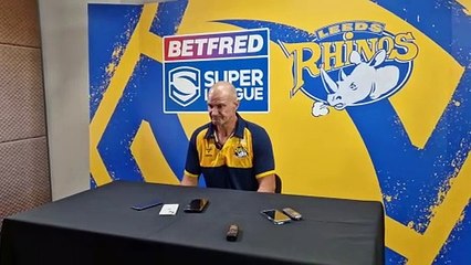 Leeds Rhinos 12 Hull KR 20: Brad Arthur press conference