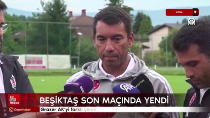 Beşiktaş hazırlık maçında Grazer AK'yi farklı yendi