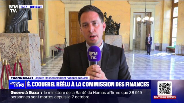 Aucun poste-clé pour le RN à l'Assemblée nationale: C'est un hold-up démocratique de la part d'une alliance contre-nature , regrette Yoann Gillet (RN)