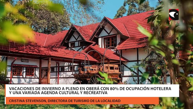 Vacaciones de invierno a pleno en Oberá con 80% de ocupación hotelera y una variada agenda cultural y recreativa