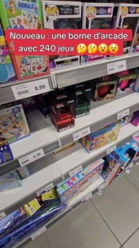 je teste une mini borne d'arcade avec 240 jeux #essai #teste #test #magasinaction #action #jeux