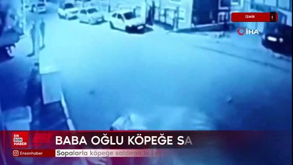 İzmir'de sopalarla köpeğe saldıran baba oğula adli kontrol ile serbest kaldı