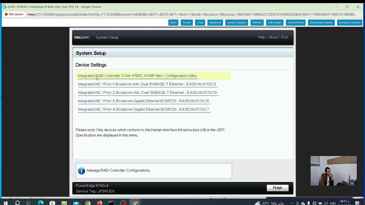 3-Create RAID 1 & 5  ON Power edge R740 from iDRAC