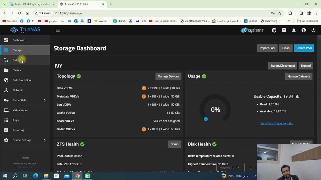 14-add trunas to esxi as datastrore advanced