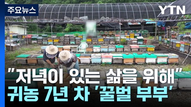 [청년농부] 가족과, 저녁이 있는 삶을 위해 ...귀농 7년 차 꿀벌 부부 / YTN
