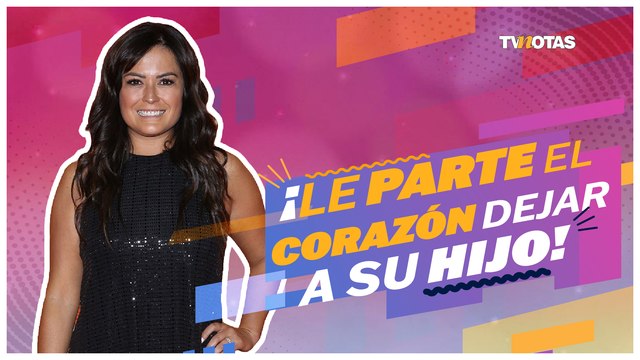 Mariana Echeverría se despide al borde del LLANTO de su hijo antes de entrar a 'La Cada de los Famosos'.