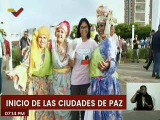Vpdta. Delcy Rodríguez da inicio a las "Ciudades de Paz" desde el estado Bolívar