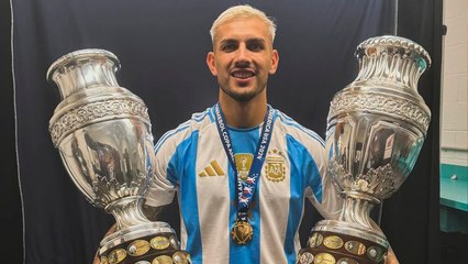 Leandro Paredes, jugador de la Selección de Argentina, vive peculiar momento con periodista que olvida la pregunta