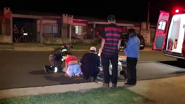Meninos de 14 e 16 anos têm lesões graves em acidente no Cascavel Velho