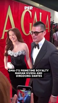 Dingdong Dantes and Marian Rivera at the #GMAGala2024 | PEP
