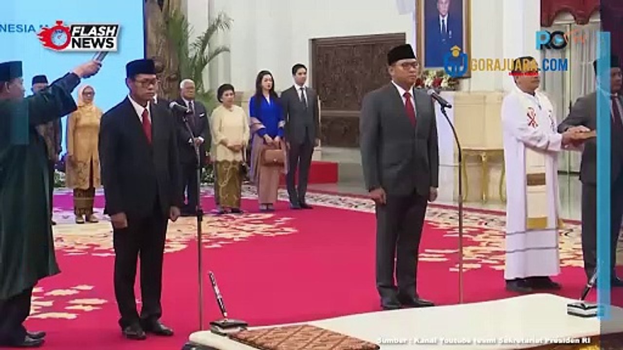 PRESIDEN JOKOWI LANTIK 3 WAMEN BARU DI KABINET INDONESIA MAJU WAMENKEU, WAMENINVES, DAN WAMENTAN