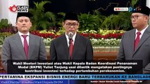 Keterangan Pers Tiga Wakil Menteri Usai Dilantik di Istana Negara