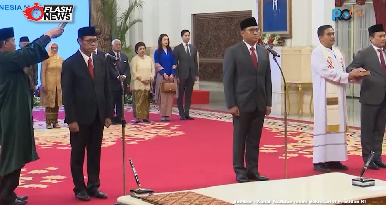 Presiden Jokowi Lantik 3 Wamen Baru di Kabinet Indonesia Maju