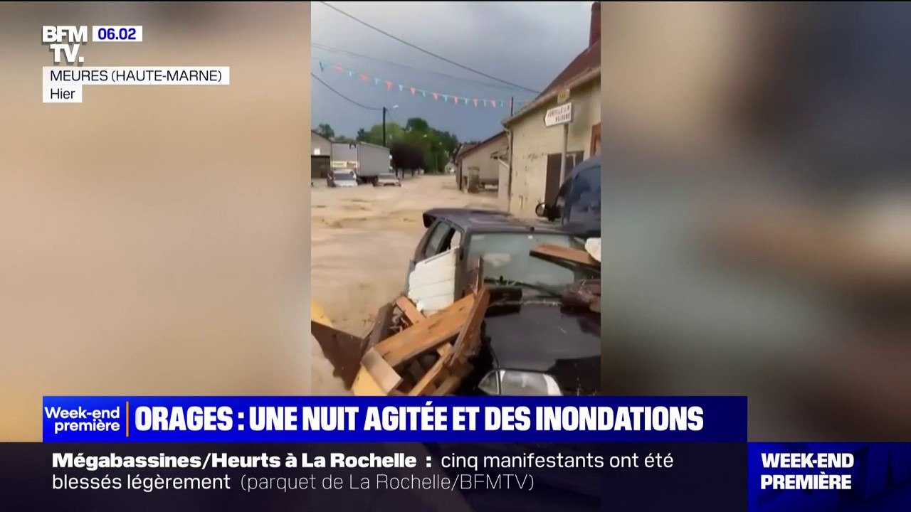 Orages: une nuit agitée et des inondations