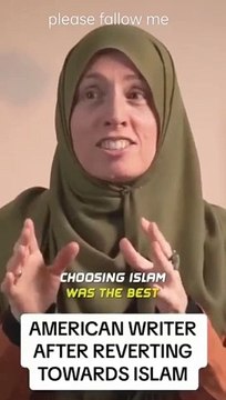 American writer after reverting to wards Islam