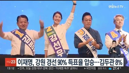 Download Video: 이재명, 강원 경선도 90% 득표율 압승…김두관 8%