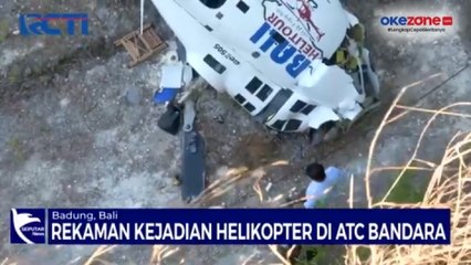 KNKT Selidiki Penyebab Jatuhnya Helikopter di Badung Bali