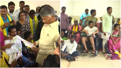 ఎన్టీఆర్​ భవన్​లో సీఎంకు వినతుల వెల్లువ