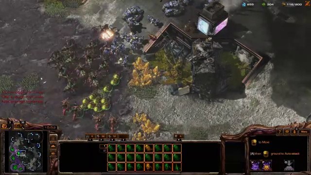 [StarCraft 2] No.0223 Normal ZERG player fights A.I., LOSS [Ultralisk Cavern Day]