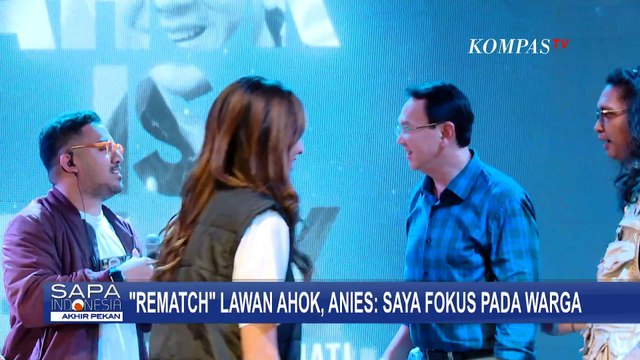 Respons soal 'Rematch' dengan Ahok di Pilkada Jakarta, Anies: Saya Fokus pada Warga
