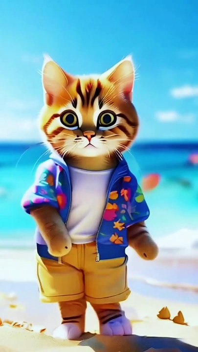 Cute cat dancing