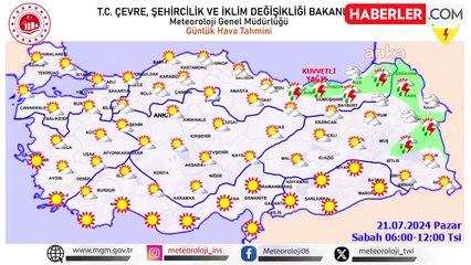 Bugün Giresun ve Trabzon'da Kuvvetli Yağış Bekleniyor