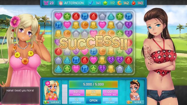 nora all dialogue events pairs Huniepop 2 Double date